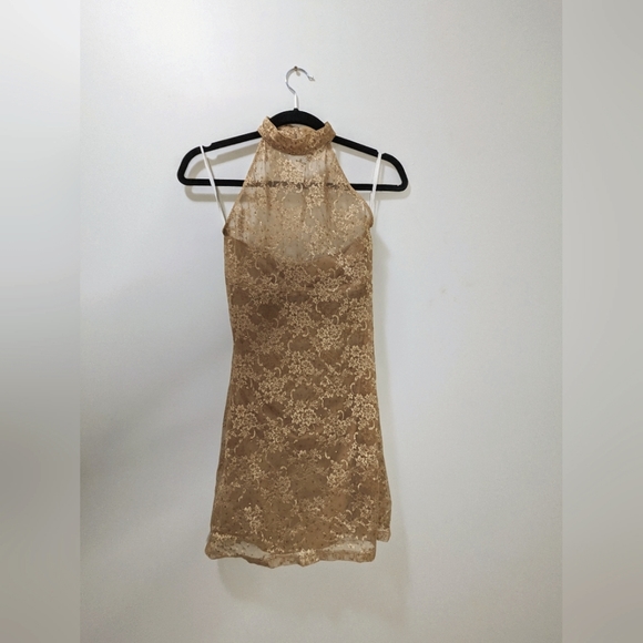 Vintage 90s Halter Dress - Picture 1 of 2